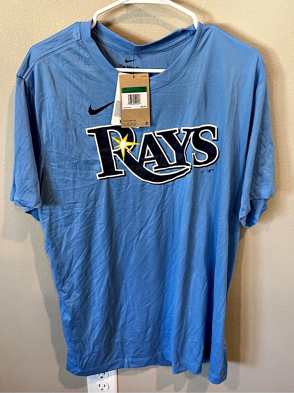 Nike Tampa Bay Rays New Legend Dri-FIT T-Shirt Rays Graphic Blue XL